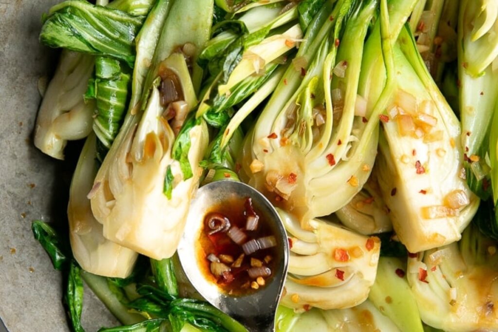 10 Minute Garlic Bok Choy Recipe
