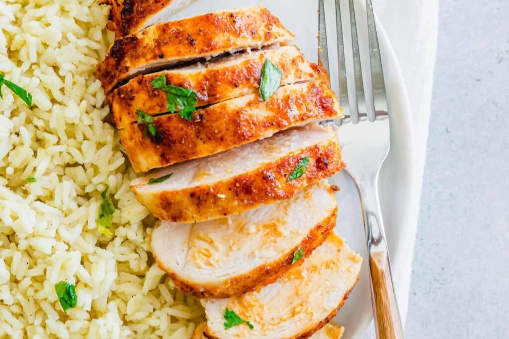 Air Fryer Frozen Chicken Breasts