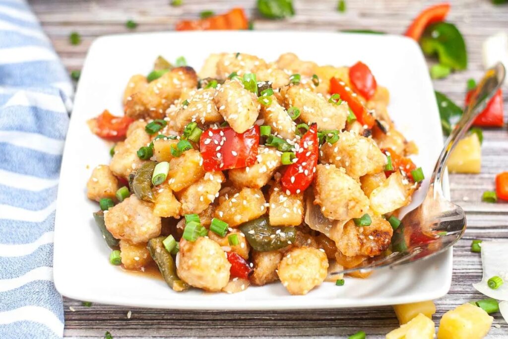 Air Fryer Sweet and Sour Chicken