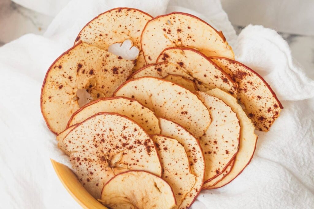 A bowl of Apple Chips