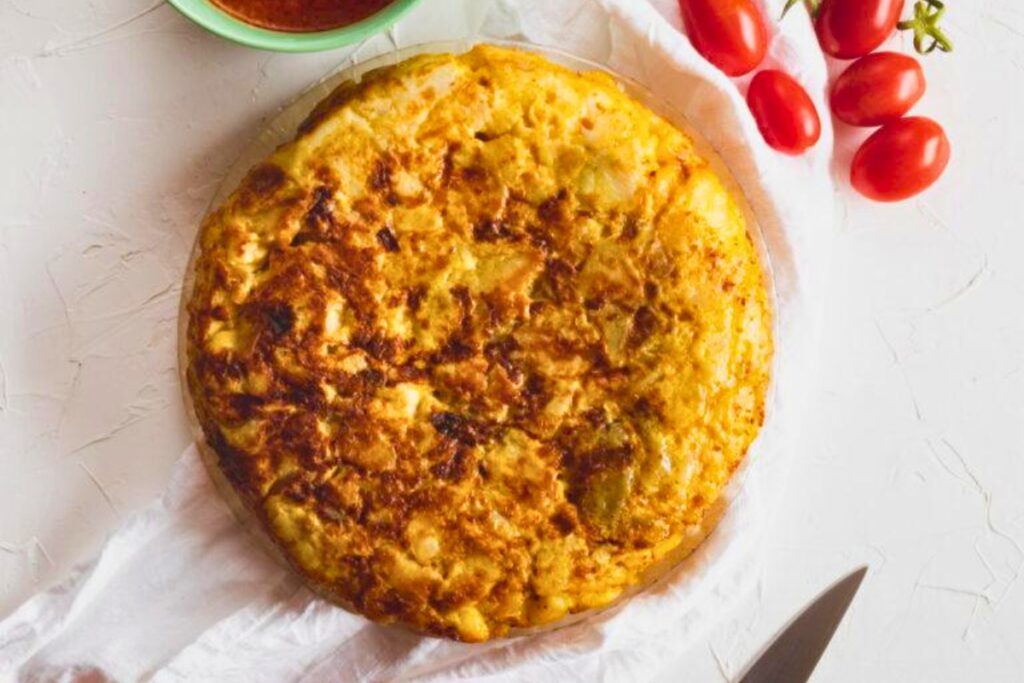 A whole serving of Authentic Tortilla Española Recipe (Spanish Tortilla)