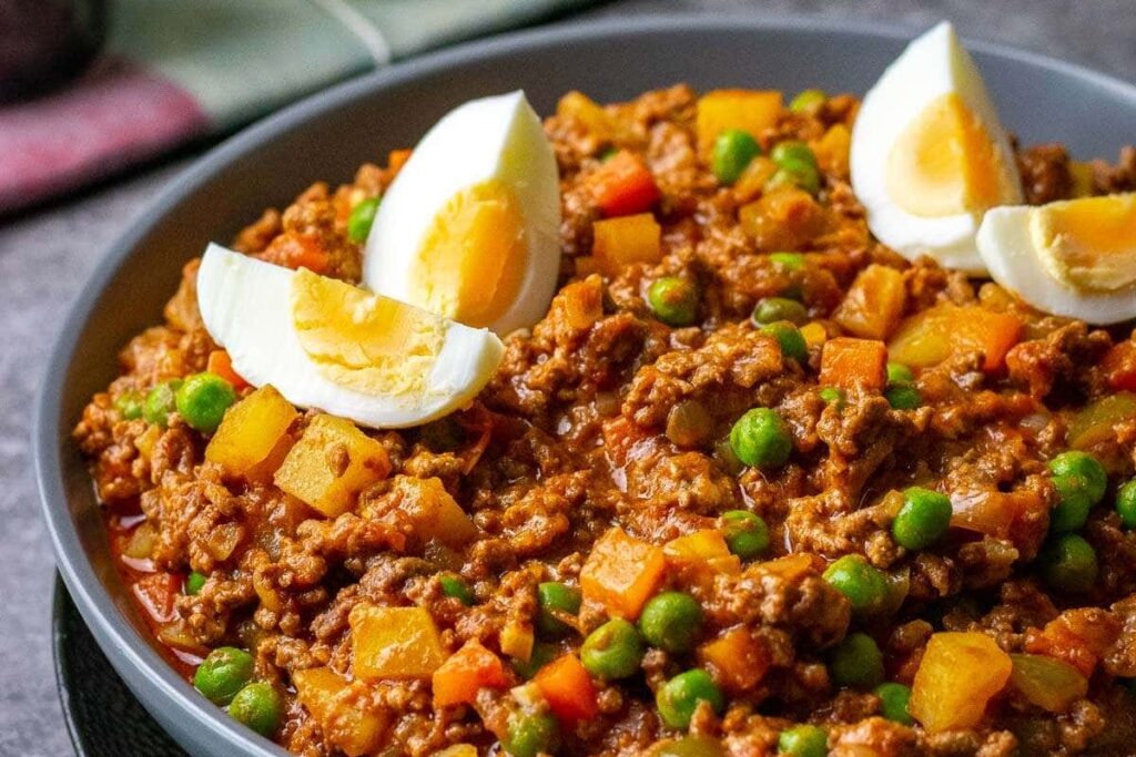 Beef Giniling (Filipino Beef Recipe) in a pan