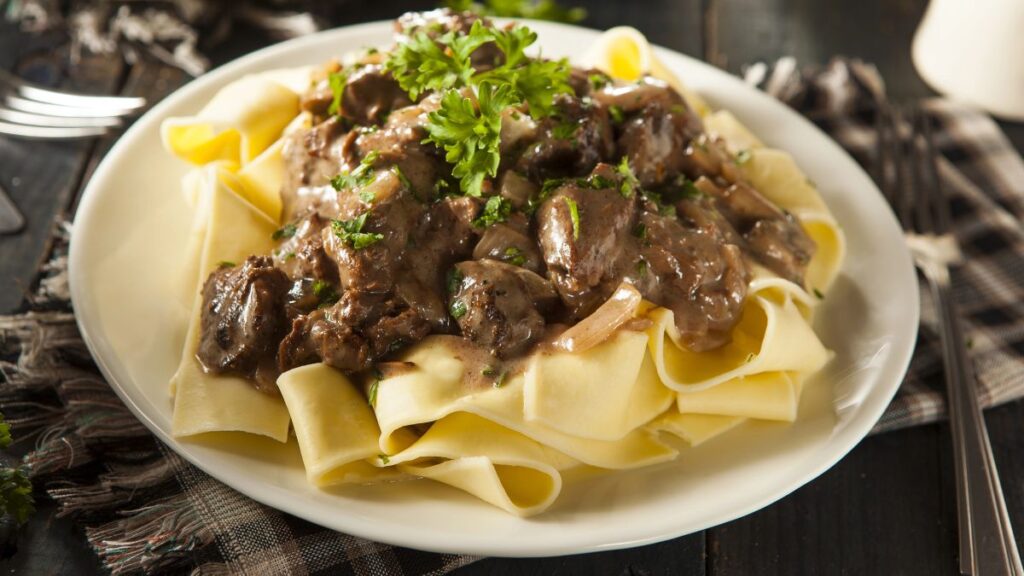 Beef Stroganoff