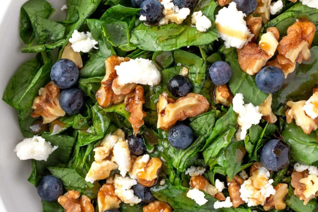 Blueberry Goat Cheese Salad