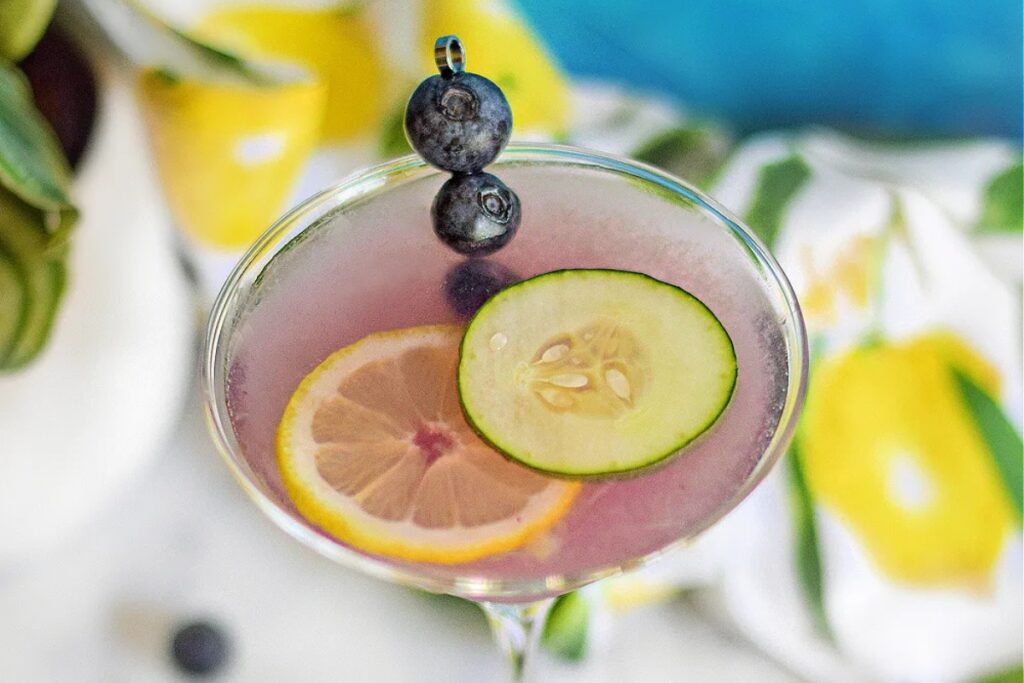 Blueberry Lemonade Martini