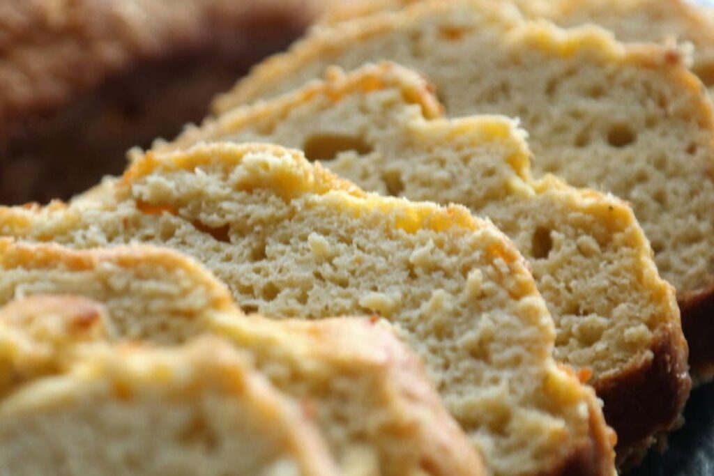 Loaves of high protein chicken bread