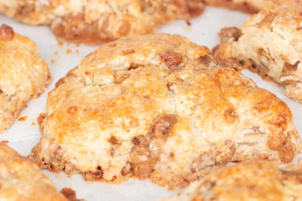 Buttery And Flaky Praline Pecan Scones