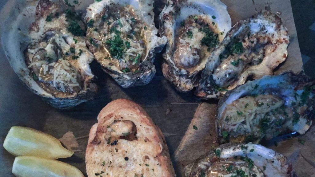 Charbroiled Oysters