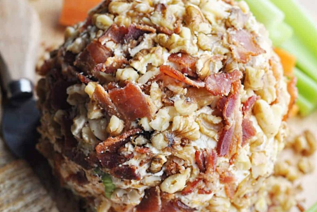 A Cheese Ball Recipe With Bacon & Walnuts