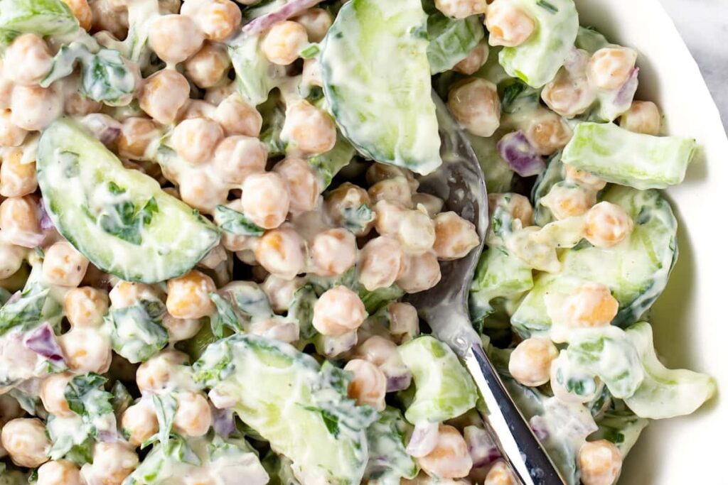 Creamy Chickpea Salad