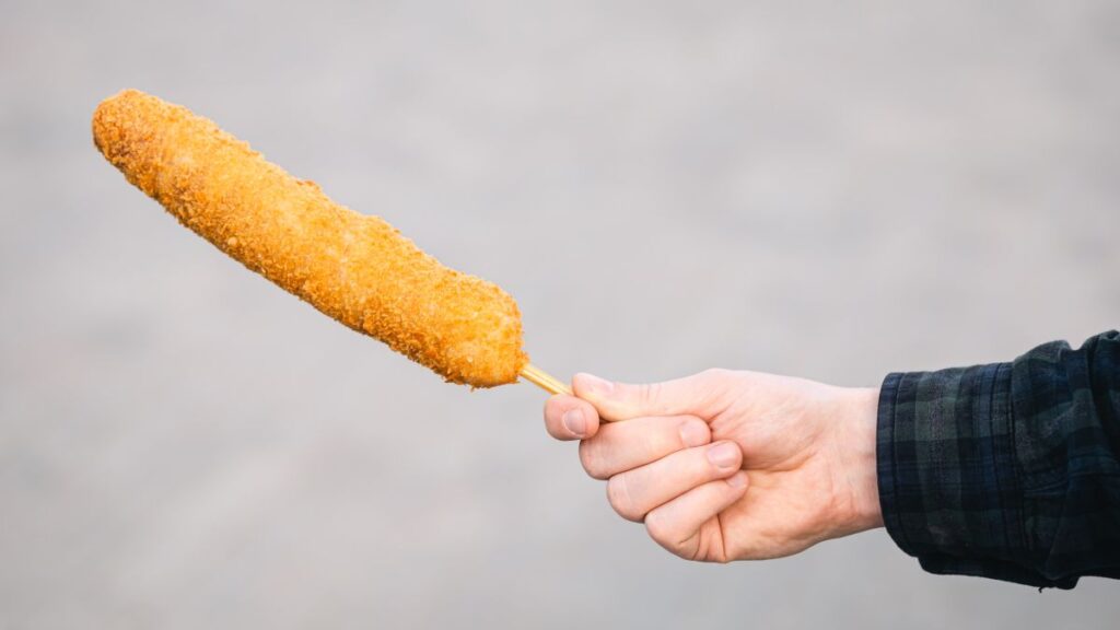 Deep-Fried Pickles on a Stick