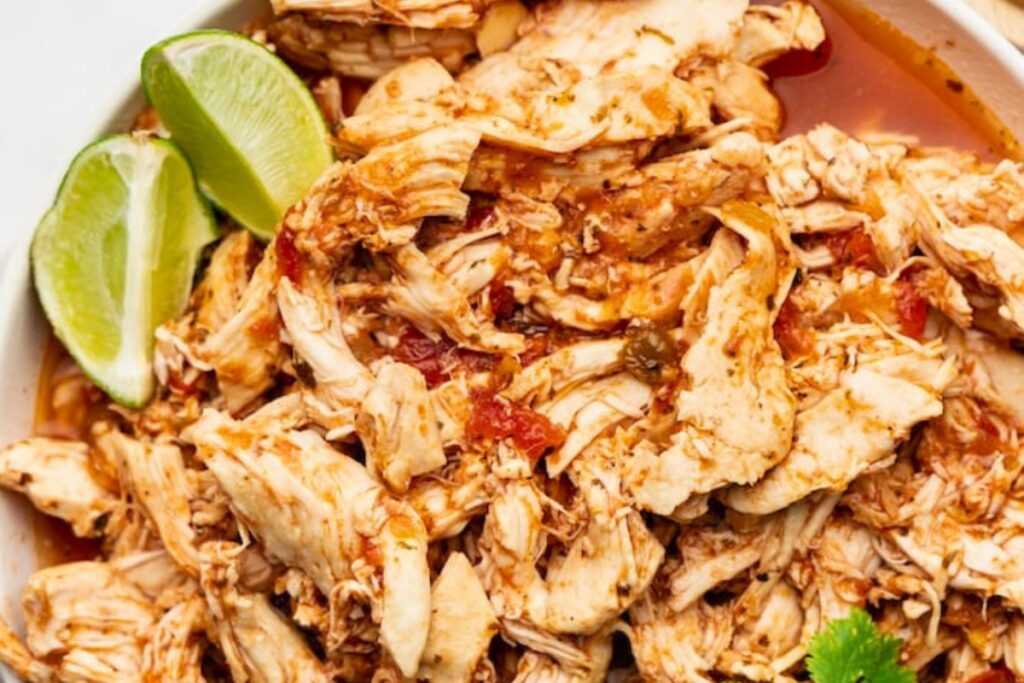 Easy Crockpot Chicken and Salsa 