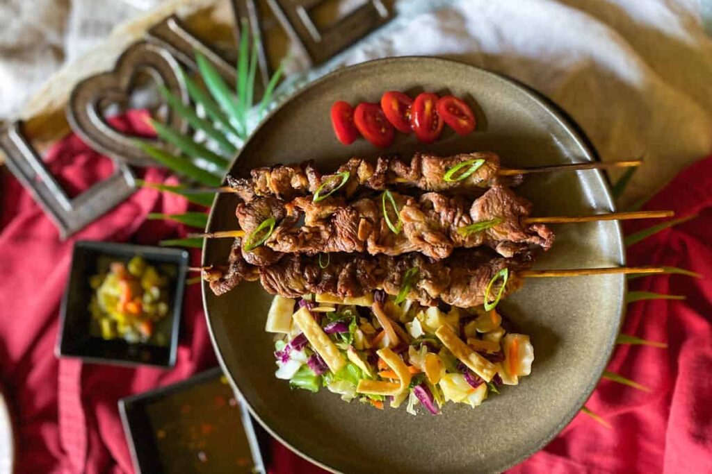 Filipino BBQ Beef Skewers 