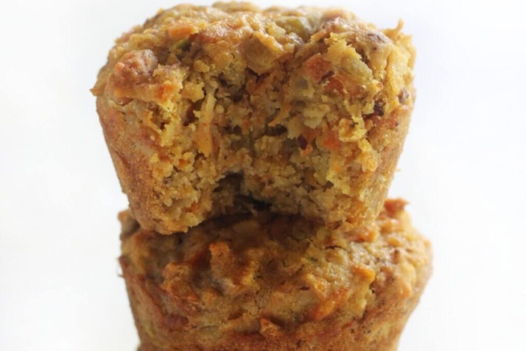 2 pieces of Gluten-Free Morning Glory Muffins (Vegan) 