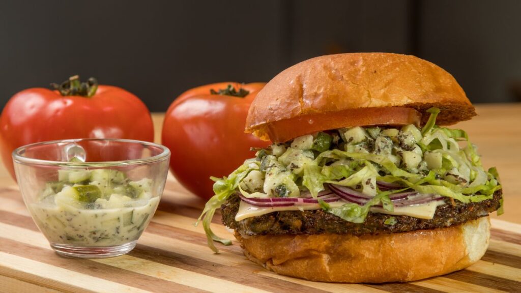 Green Chile Cheeseburger