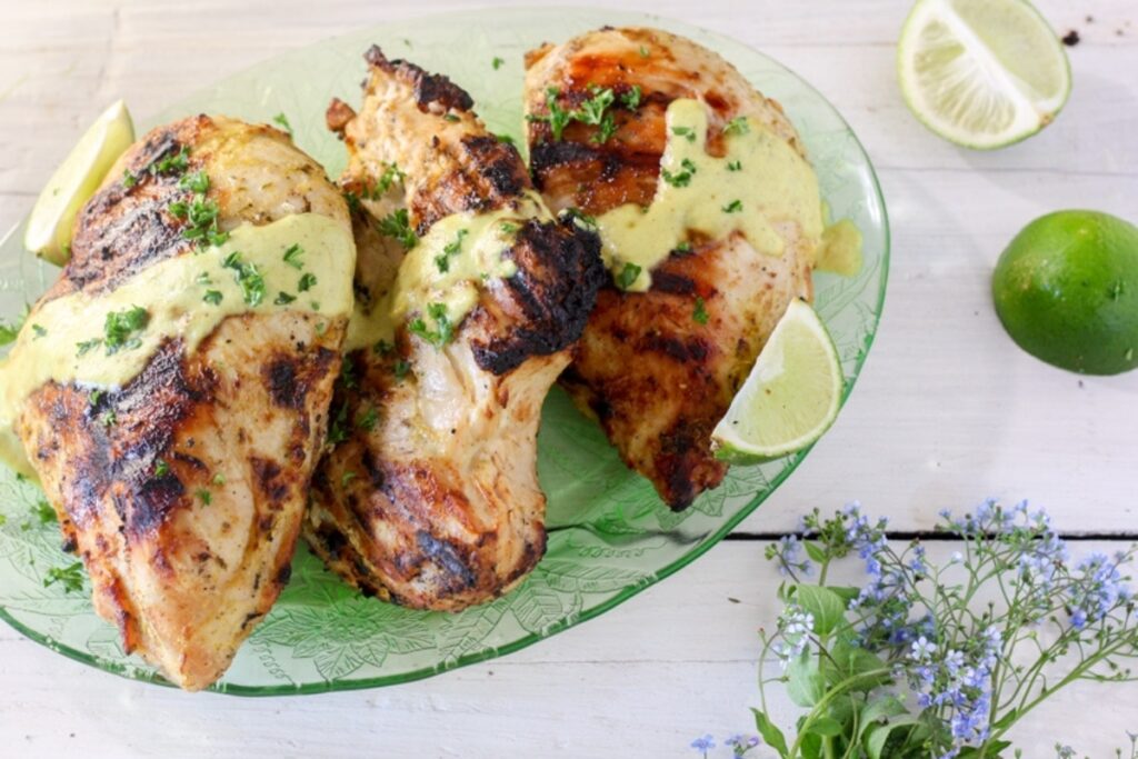 Grilled Chicken Breast Recipe, Coconut Curry
