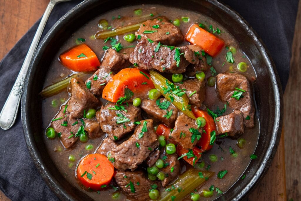 Hearty And Tender Old Time Beef Stew