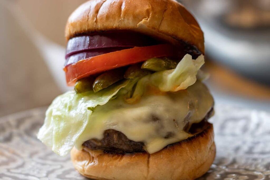 Juicy Air Fryer Burgers