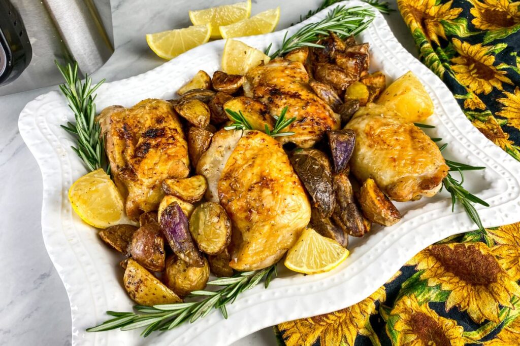 Lemon-Rosemary Bone-In Chicken Thighs
