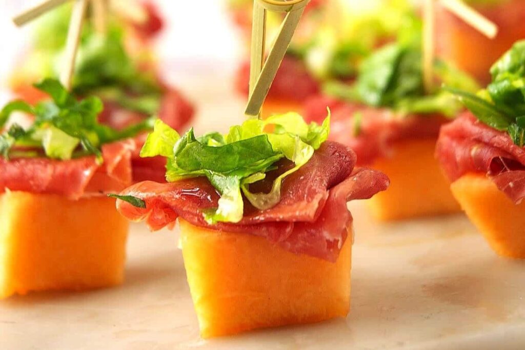 Melon Prosciutto Skewers (Summer Appetizer)