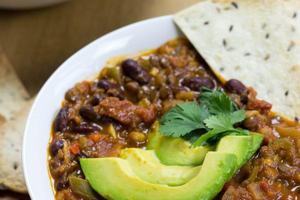 Mouthwatering Meatless Chili Sin Carne (vegan)