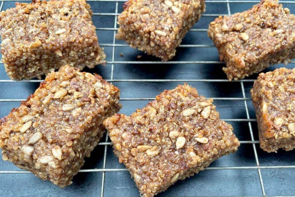 Pieces of Quinoa Flapjacks (Oat Free)