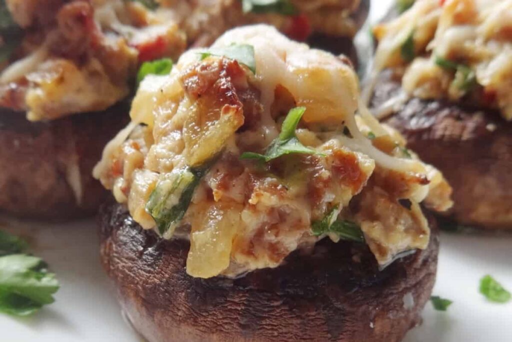 Sausage Stuffed Mushrooms