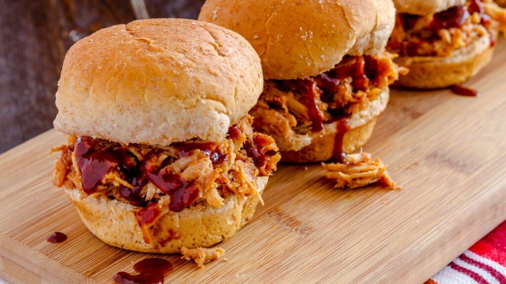 pulled pork slider