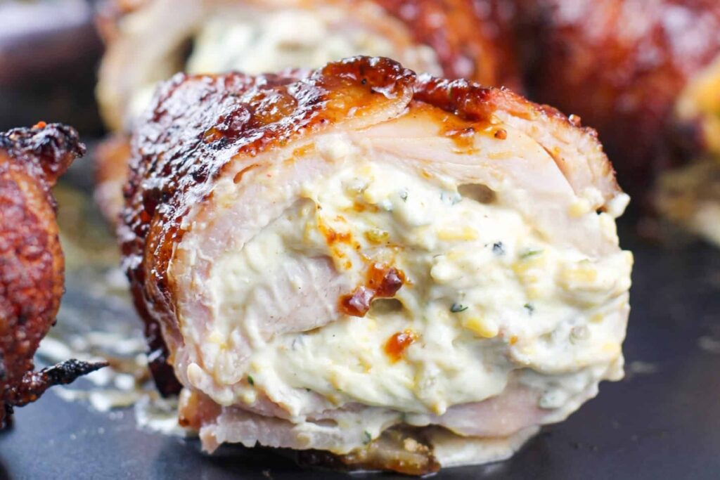 Smoked Jalapeno Stuffed Chicken Bombs