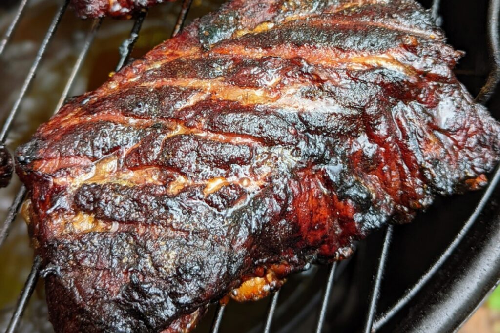 Smoked Pork Ribs with Homemade Dry Rub