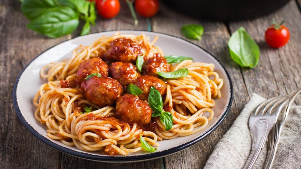 Spaghetti and Meatballs