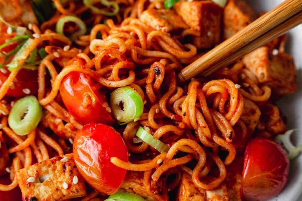 Spicy Gochujang Ramen Noodles