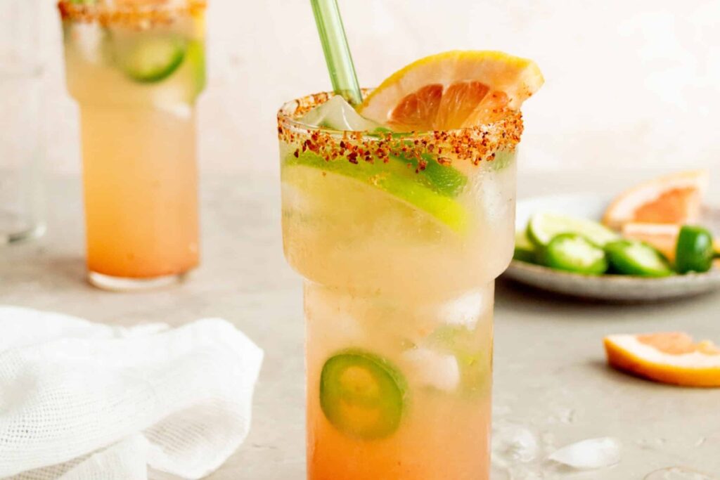 Spicy Grapefruit Ranch Water (Tequila Cocktail)