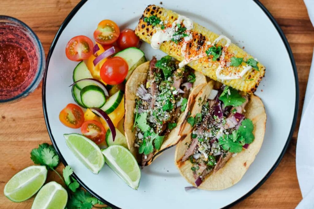 Tacos de Bistec con Chimichurri (Chimichurri Steak Tacos)