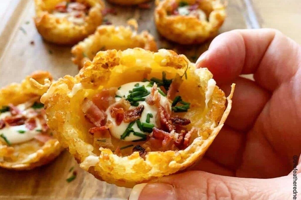 Tater Tot Appetizer Cups