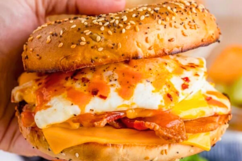 The Ultimate Bagel Breakfast Sandwich