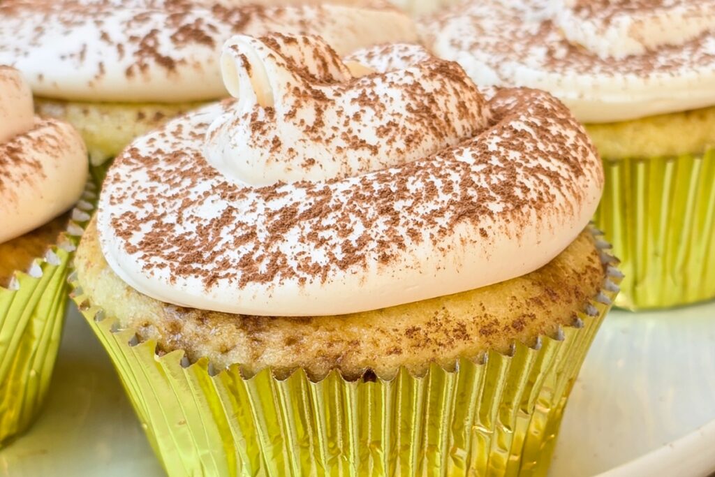 A Tiramisu Cupcake
