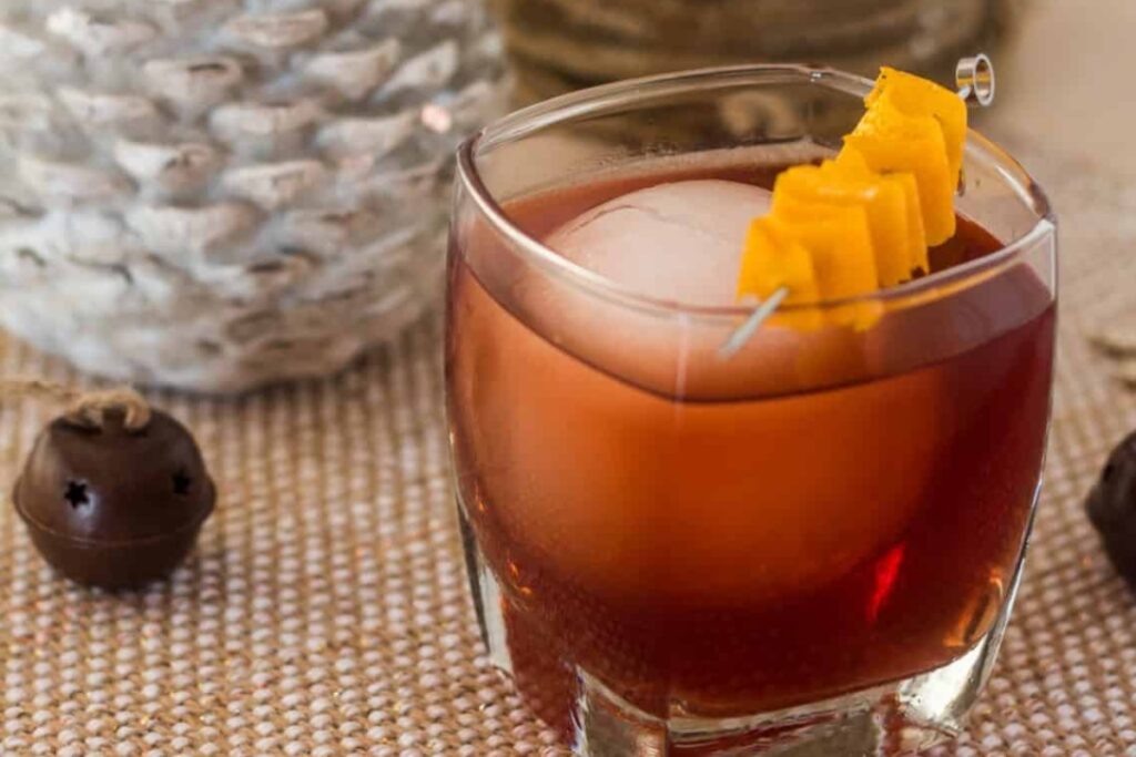 Winter Old Fashioned with Allspice Dram