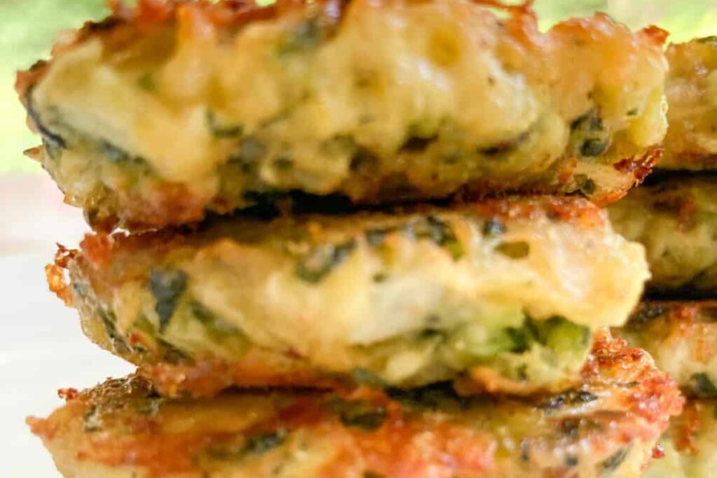 Zucchini Fritters With Cheese Quick And Easy