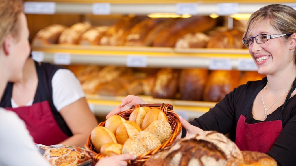 bakery selling bread