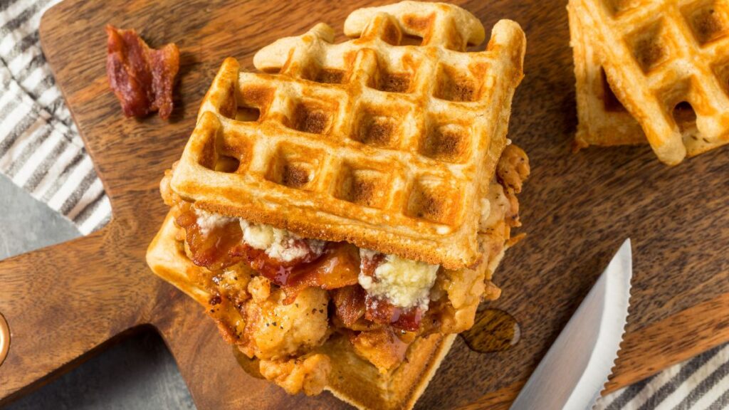 chicken and waffles