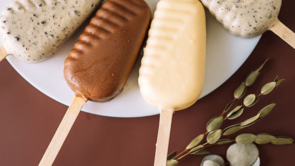 chocolate iced pops