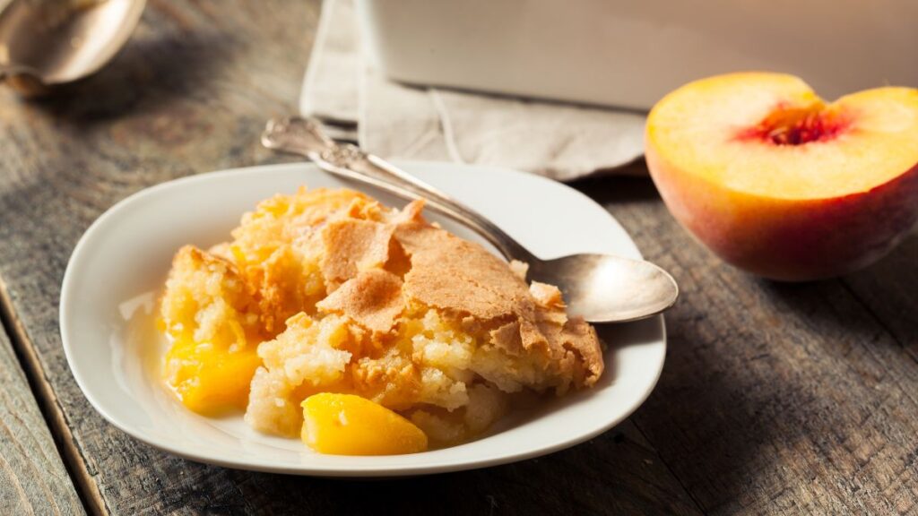 peach cobbler