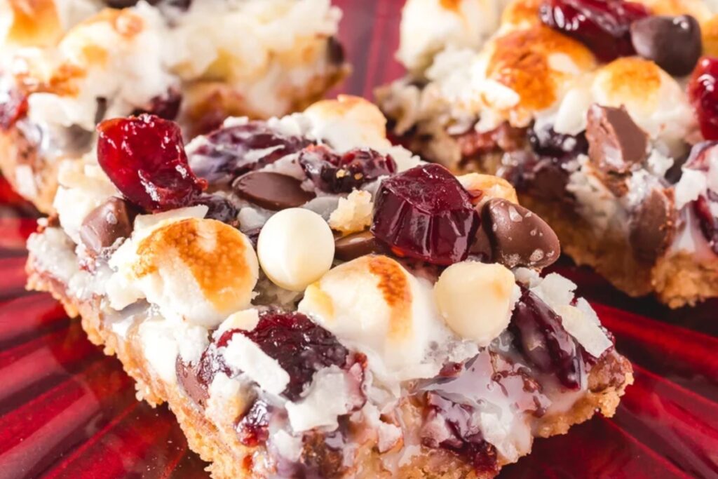 7 Layer Cranberry Magic Bars