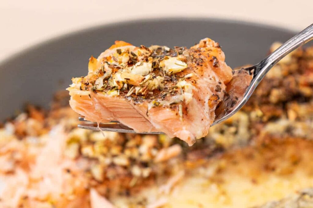 Air Fryer Garlic Parmesan Salmon 