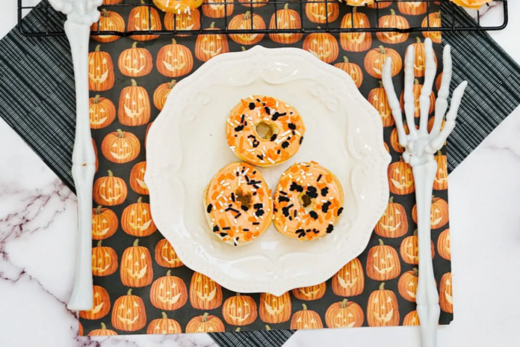 Air Fryer Halloween Donuts 