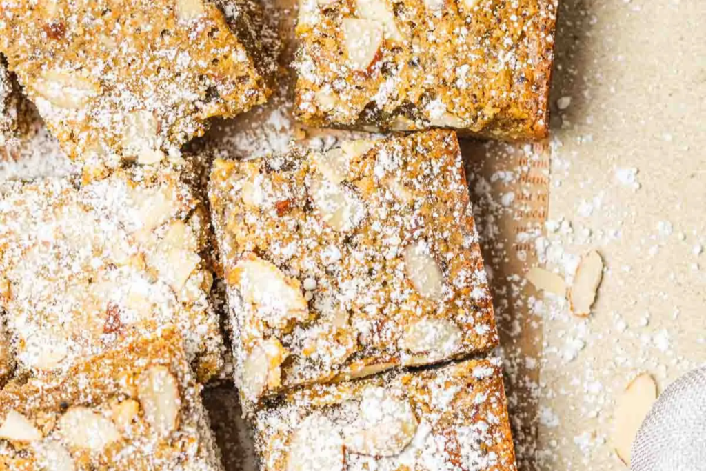 Almond Frangipane Blondies 