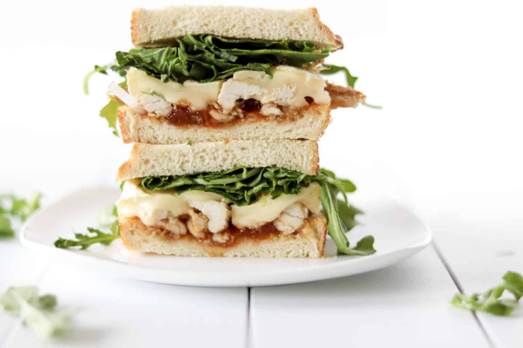 Apricot Brie Chicken Sandwiches 