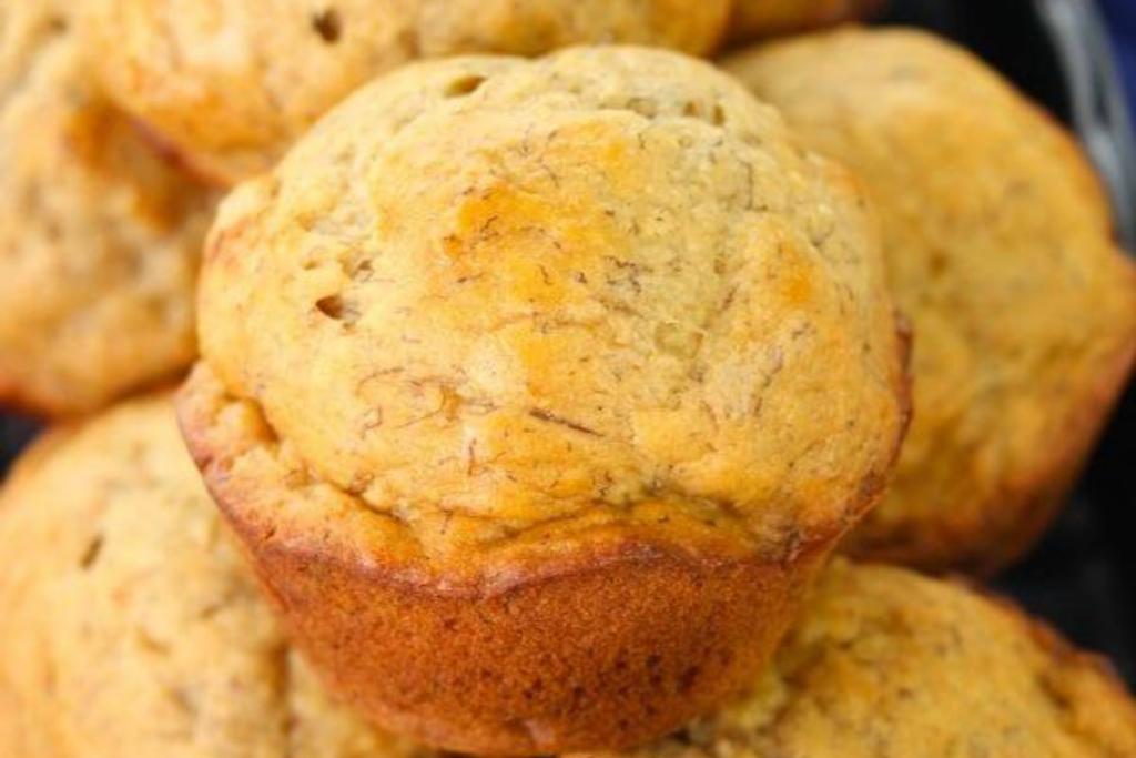 Banana Applesauce Muffins (No Sugar Added) 