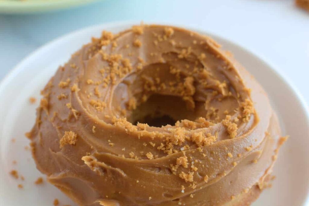 Biscoff baked mochi donuts